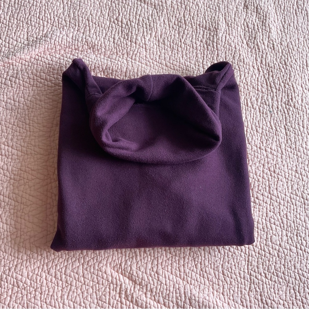 aerie Plum Mock Neck Sweater - Picture 6 of 6